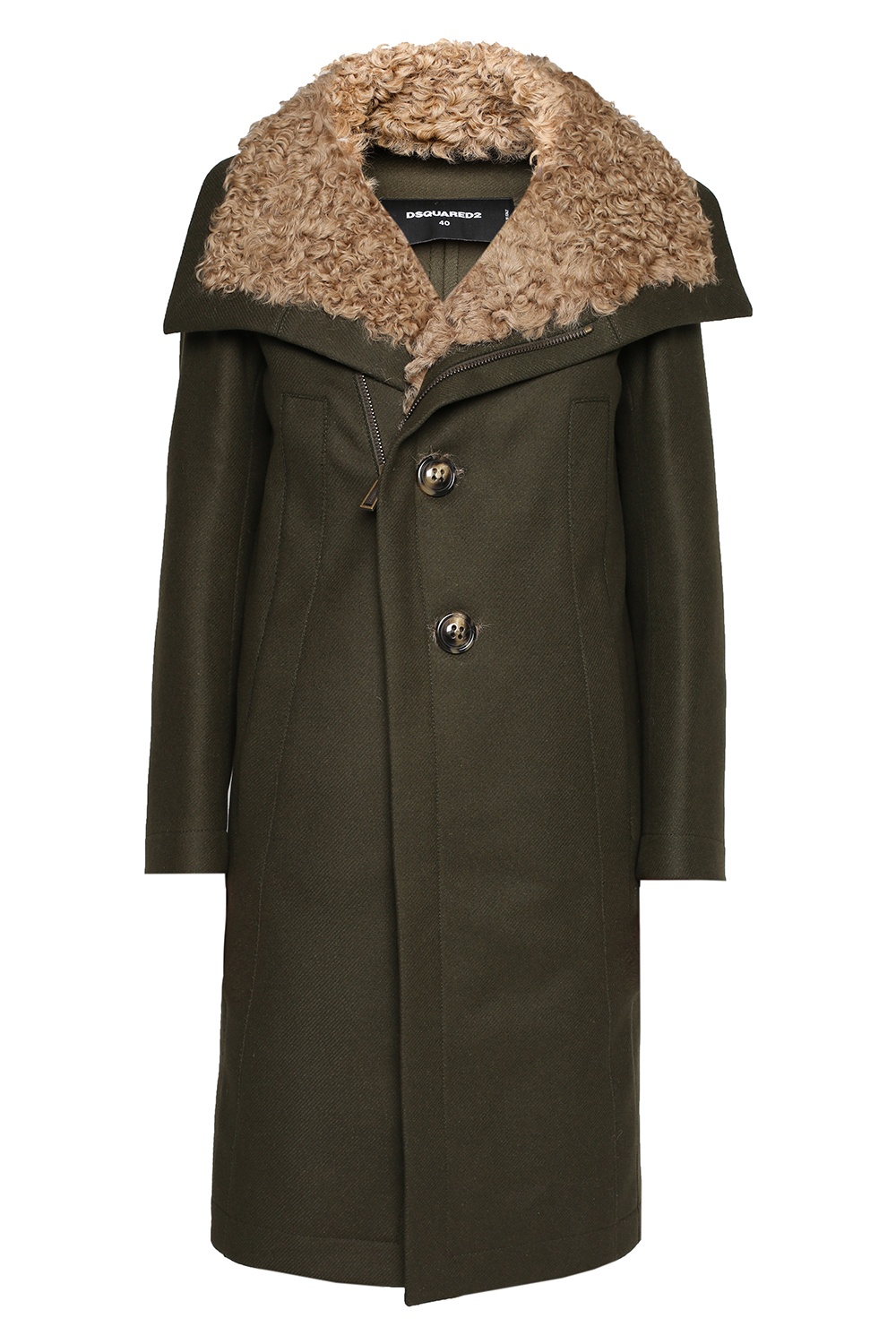 Green Fur coat Dsquared2 - Vitkac Canada